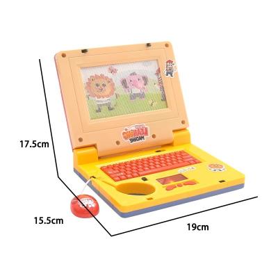 China English black and white early education teaching machine children's educational simulation machine learning machine learning toys notebook function for sale