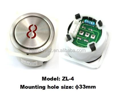 China Traditional elevator lobby button, push button elevator, call button for elevator ZL-4 for sale