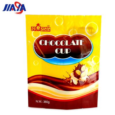 China Custom Middle Seal Coffee Bean/Candy Packaging Bag Heat Seal Chocolate Cup Packaging Bag Moisture Proof Custom Outer Bag for sale