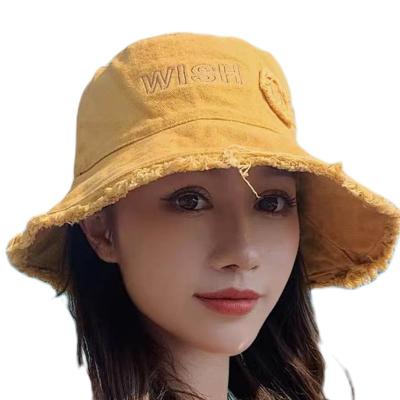 China Promotional Hot Selling Floppy Hats 2021 Latest Picture Women Bucket Hats for sale