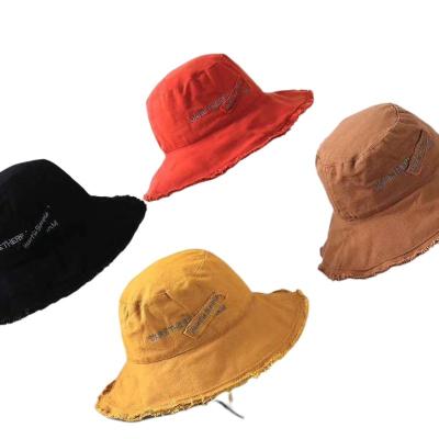 China Wholesale Picture Sun Protection Bucket Hat Custom Logo Women Bucket Hats for sale