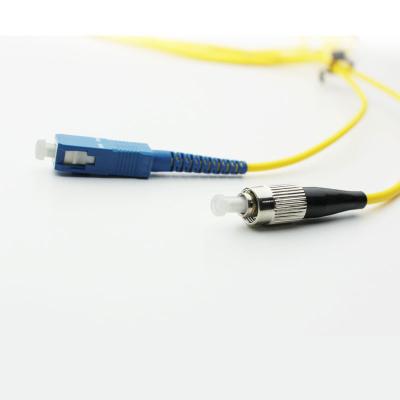 China FTTH Jumper Cable Wire Fiber Optic Patch Cord (SC /pc-SC/PC 3.0 3M 9/125) for sale