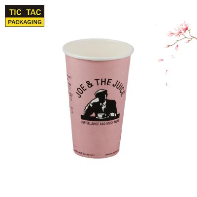 China Tea Cup Vending Machine Disposable Custom Printed Coffee Mug for sale