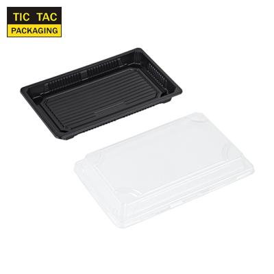 China 500ml Disposable Plastic Sushi Container For Take Out for sale