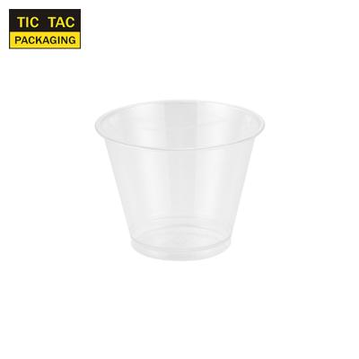 China 9oz PET Disposable Disposable Plastic Cup Clear Plastic Disposable Cups for sale