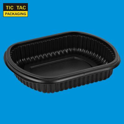 China 24oz 714ml disposable plastic meal box for microwave and take out for sale