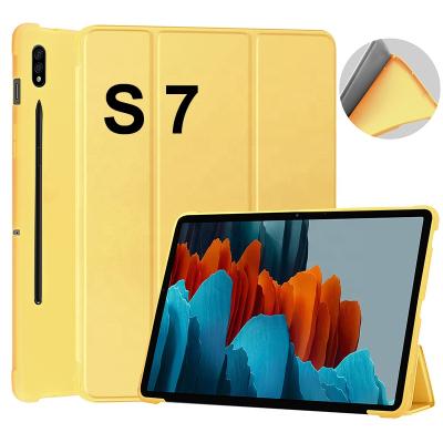 China Durable/Eco-friendly/Lightweight/Slim Shockproof Triple Shockproof TPU Smart Cover For Samsung Galaxy Tab s7 Tablet Cover Case for sale