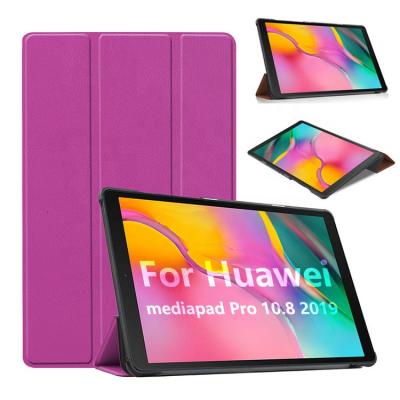 China Durable / Eco-friendly / Light Weight / Shockproof For Huawei Mediapad Pro 10.8 2019 Covers Smart Case Sleep Wake Tablet Protective Leather Case for sale