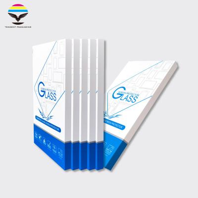 China Recyclable Cell Phone Packaging Screen Packaging Flip Book Box Phone Case Protector Packaging Box for sale