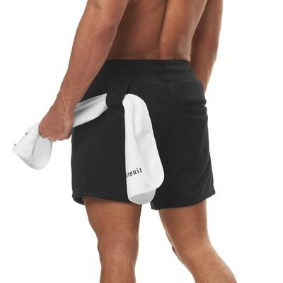 China Anti-wrinkle Double Deck Quick Dry GYM Sport Shorts Jogging Fitness Workout Shorts Men Sports Short for sale