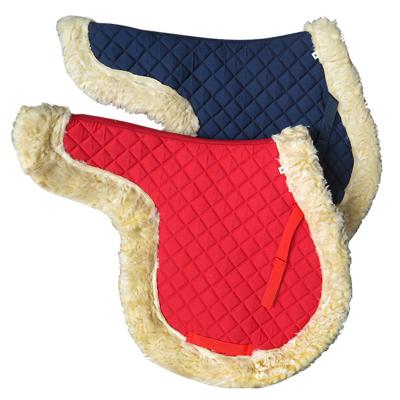 China Textile Horse Saddle Pads Soft Bareback Riding Saddle Equipment Equestrian Pad Dressage Accessories for sale