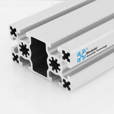 China Robot Frame Extruded Aluminum PG50 50x100 6 Slots for sale