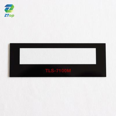 China Supermarket Custom Ultra Thin 0.5mm 0.7mm 1mm Tempered Glass Silk Screen Printing Glass for sale