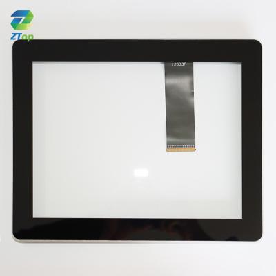 China Supermarket Chinese Factory OEM Tempered SIlk Screen Printing Glass Walkie Talkie / Intercom Glass Window Cover Panel for sale