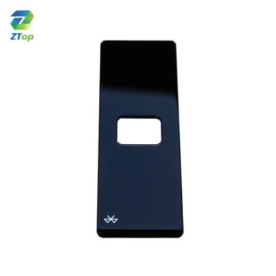 China Supermarket QR Code Scanner IC ID Card Reader Access Control System Silk Screen Printed Tempered Glass Panel for sale