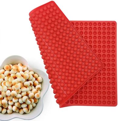 China 468 Cavities Disposable Multifunctional Silicone Cookie Molds 100% Places Food Grade Kitchen Silicone Mat Drying Mat for sale