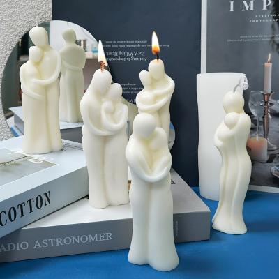 China Sustainable Life Series Scented Human Candle Silicone Mold DIY Figure Silicone Candle Mold for sale