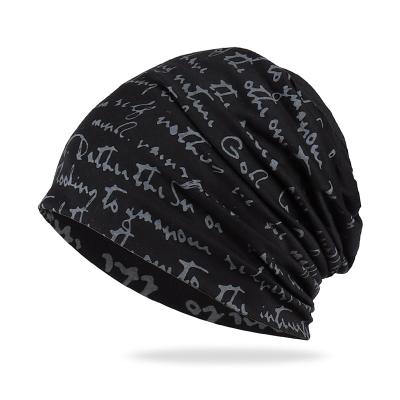 China 2021 Spring and Autumn Cotton Fashionable Men's Thin Breathable Casual 100% Casual Caps Character Printed Hip Hop Knit Hat for sale