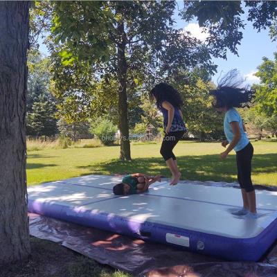 China Free Shipping 3m Air Track Mats 4m Inflatable Air Mat Green Gymnastics 5m Floor Matt KC Pump for Martial Arts Yoga for sale