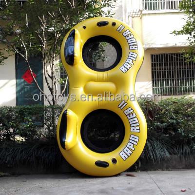 China Sea Floating Pool PVC Inflatable Boat Fishing Drifting Boat River Pool For 2 Person for sale