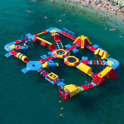 China Commercial inflatable floating water playground custom inflatable water park water play equipment for sale