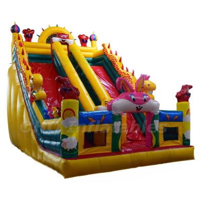 Китай Kids inflatable slide custom double lane inflatable slide продается