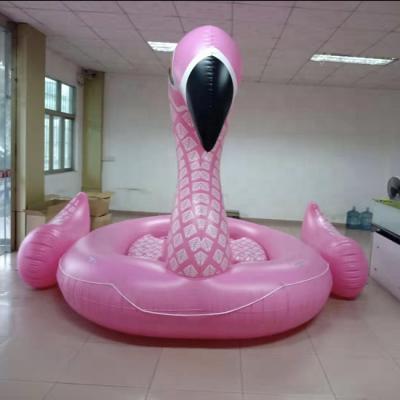 China OHO Flamingo PVC Inflatable Boat Floating Kids Inflatable Game On Sea Aqua OH42-02 for sale