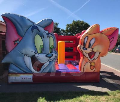 Cina Inflatable bouncer for kids Tom and Jerry jumping castle bouncy house in vendita