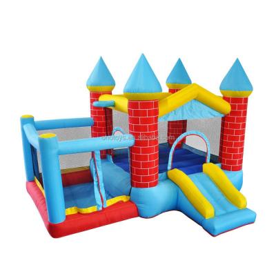 Cina Wholesale Inflatable Bounce House Kids Small Jumping Jumper House Indoor Use Oxford Castle Fun in Garden Playhouse in vendita