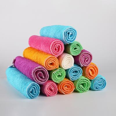 China Best Viable Selling High Quality Universal Bamboo Fiber Kitchen Dish Cleaning Cloth for sale