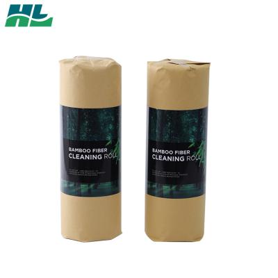 China Eco-Friendly Sustainable Reusable Bamboo Kitchen Towel Kitchen Cleaning Roll Roll for sale