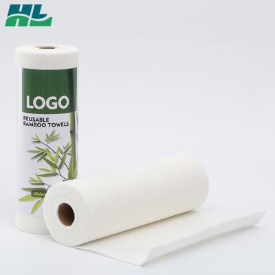 China New Product Sustainable Water And Oil Absorption Bamboo Wash Cloth Kitchen Towel Hot-selling Super Paper for sale