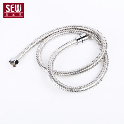 China SS201/SS202/SS304/Brass Standard 1.2 Meter Bathroom Shower Head Handheld Hose Connector Pouring Hose For Replacement Extension for sale