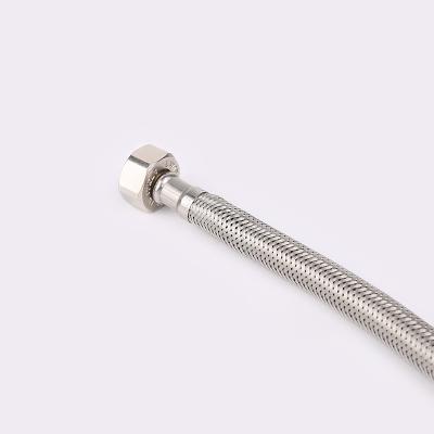 China Nylon Braided Kitchen Faucet Inlet Flexible IRON/SS/Brass Hose Braided Hose for sale