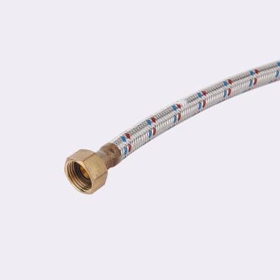 China IRON/SS/Brass Colorful Lined Stainless Steel Braided Flexible Hose for sale