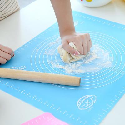 China 1pc Silicone Rolling Mat Rolling Dough Liner Pad Non-Stick Silicone Pastry Rolling Mat Rolling Dough Liner Pad Flour Table Sheet Kitchen Tools for sale