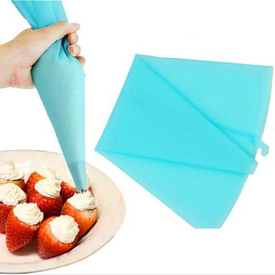 China New Viable Silicone TPU Piping Reusable Icing Bag Piping Cream Pastry Bag Cake Decorating Tool DIY for sale