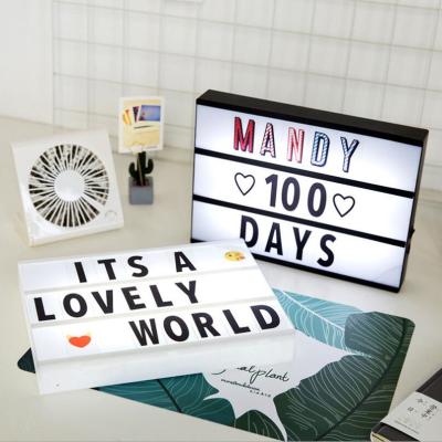 China Modern Party Luminous Valentine's Day Bachelor Party Decoration Wedding Combination Letter Light Box Puzzle DIY Insti Birthday Present for sale