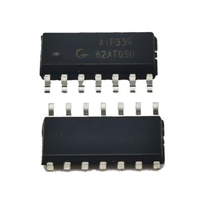 China Durable LM339 / AIP339 Common-mode Input Voltage Range New Original Electronic Components Better Rate Dual Differential Comparator for sale