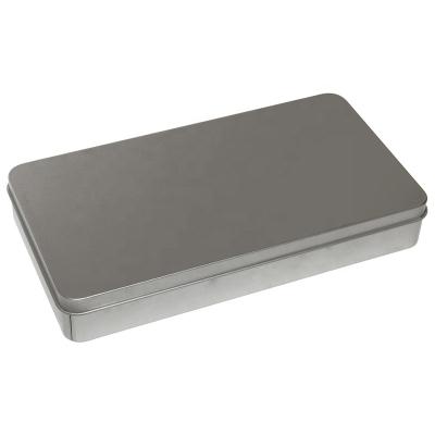 China Recyclable Premium Rectangular Metal Tin Gift Box For Biscuit Biscuit Tea for sale