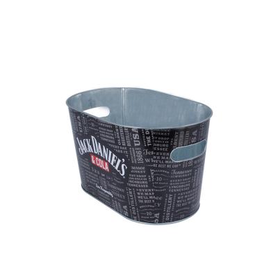 China Beer Bottle Packing Galvanized Tin Ice Bucket for sale