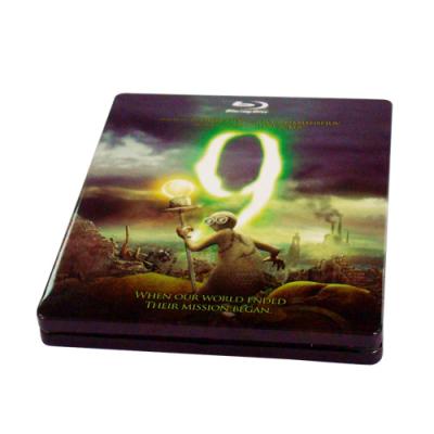 China Recyclable DVD Tin Case With Plastic Tray for sale