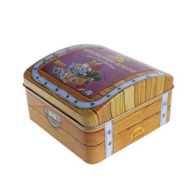 China Booklet Package Tin Metal Tin Box For Children Books Package for sale