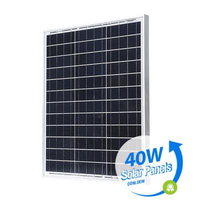 China Solar Panel Controller 40W 12V 540mm [31.50in.] x510mm [13.78in.] x25mm [0.98in.] for sale