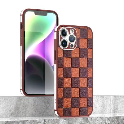 China Shockproof For Samsung Phone Case A14 A72 A52 5G Duotone TPU Leather Soft Bumper Design for sale