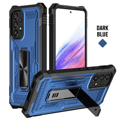 China Shockproof Phone Case For Samsung A14 5G A13 A03 Armor Full Protection With Kickstand for sale