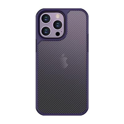 China Shockproof for Iphone 15 pro Max Thin Slim Carbon Fiber case 14 13 phone protector for sale