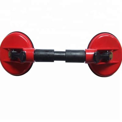 China Especially working for windshield 2 cup plastic handle gorilla tongs air glass sucker lifter suction cups for marble suckers for sale