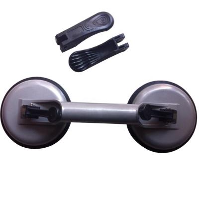 China 2 Cup Sucking and Lifting Glass Combine Suction Cups Vacuum Rubber Flat Lifters 100KG for sale