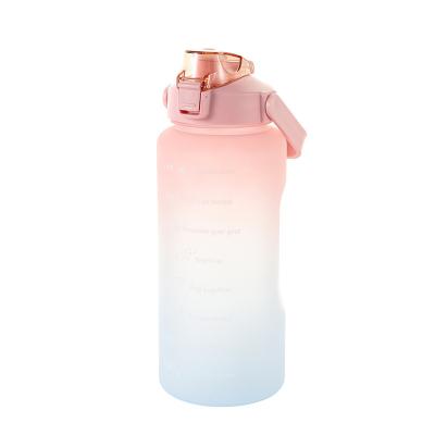 China 2000ml Large Capacity Sports Water Kettles Sustainable Portable Plastic Drinking Water Bottle With Lids for sale